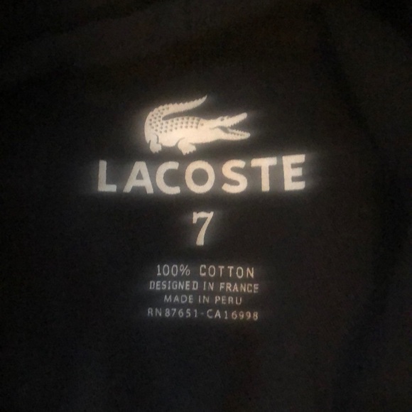 Lacoste Limited Edition All Black Cotton Hoodie - Picture 3 of 10